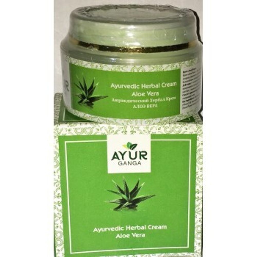 Крем Ayur Ganga Алое вера Ayurvedic Herba 30 гр