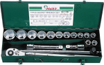 Набор торцевых головок на 3/4" Hans, 6617M