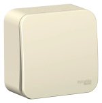 BLANCA О/У 1-клавишный ВЫКЛЮЧАТЕЛЬ (сх.1) ИЗОЛ.ПЛ., 6А, 250В, МОЛОЧНЫЙ