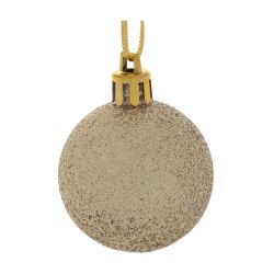 GAEM Набор из 12шт Украшение новогоднее "Шар", D 4 см, L9,5 W9,5 H10,5 см