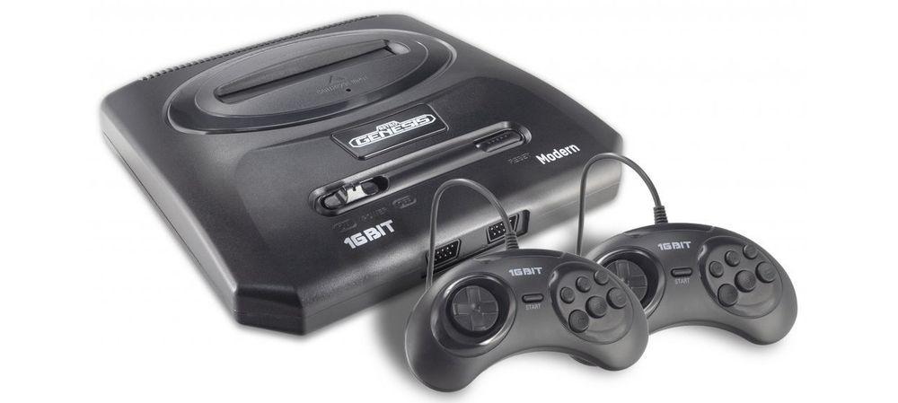 Retro Genesis Modern (300 игр, подключение по AV, проводные геймпады)