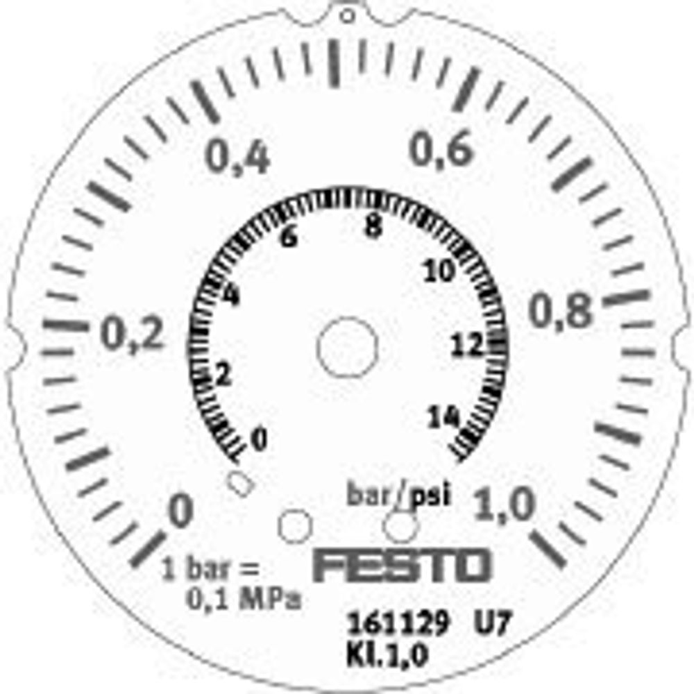 FMAP-63-1-1/4-EN Прецизионный фланцевый манометр