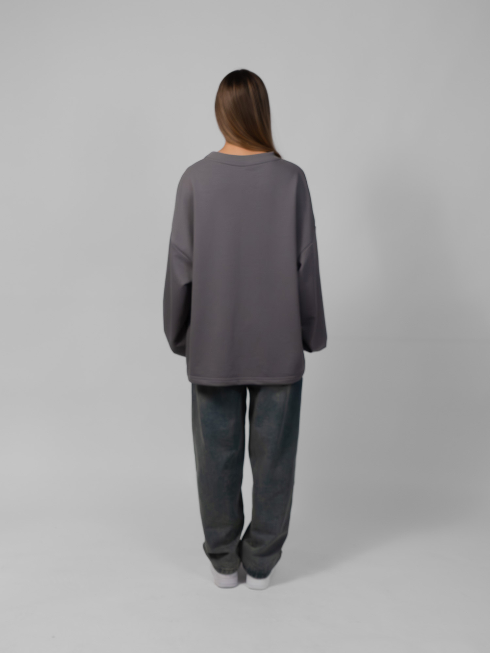 Лонгcлив Vintage Club (Lilac grey)