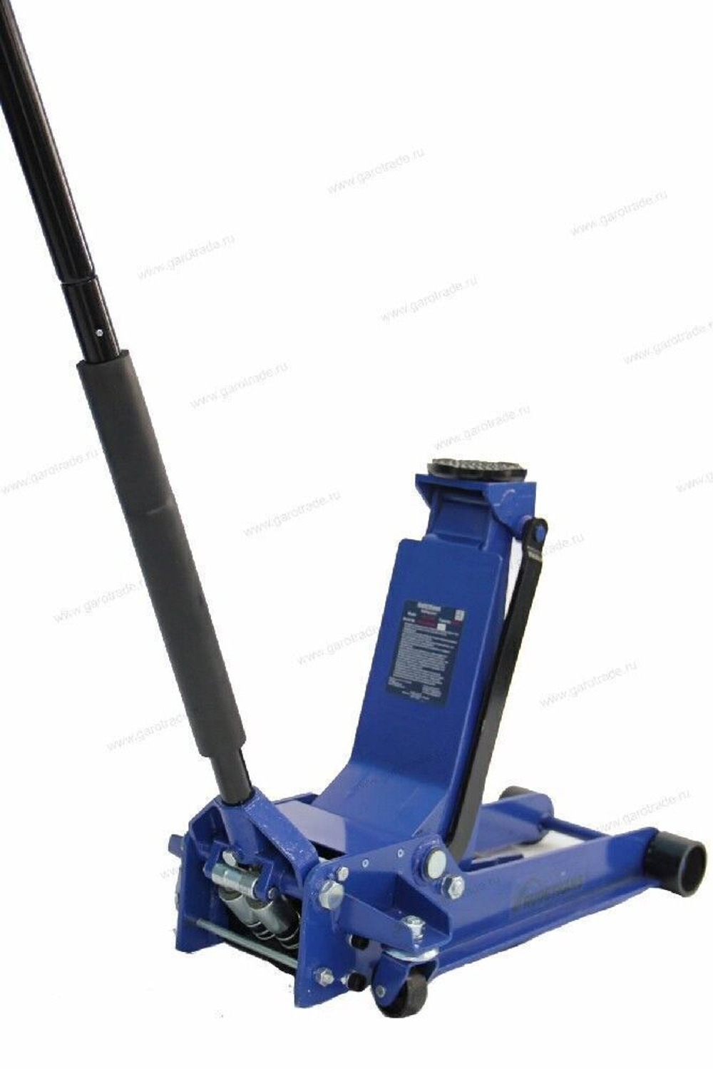 Домкрат подкатной гидравлический RUDETRANS RJ3,5-SP, г/п 3.5 т низкопрофильный