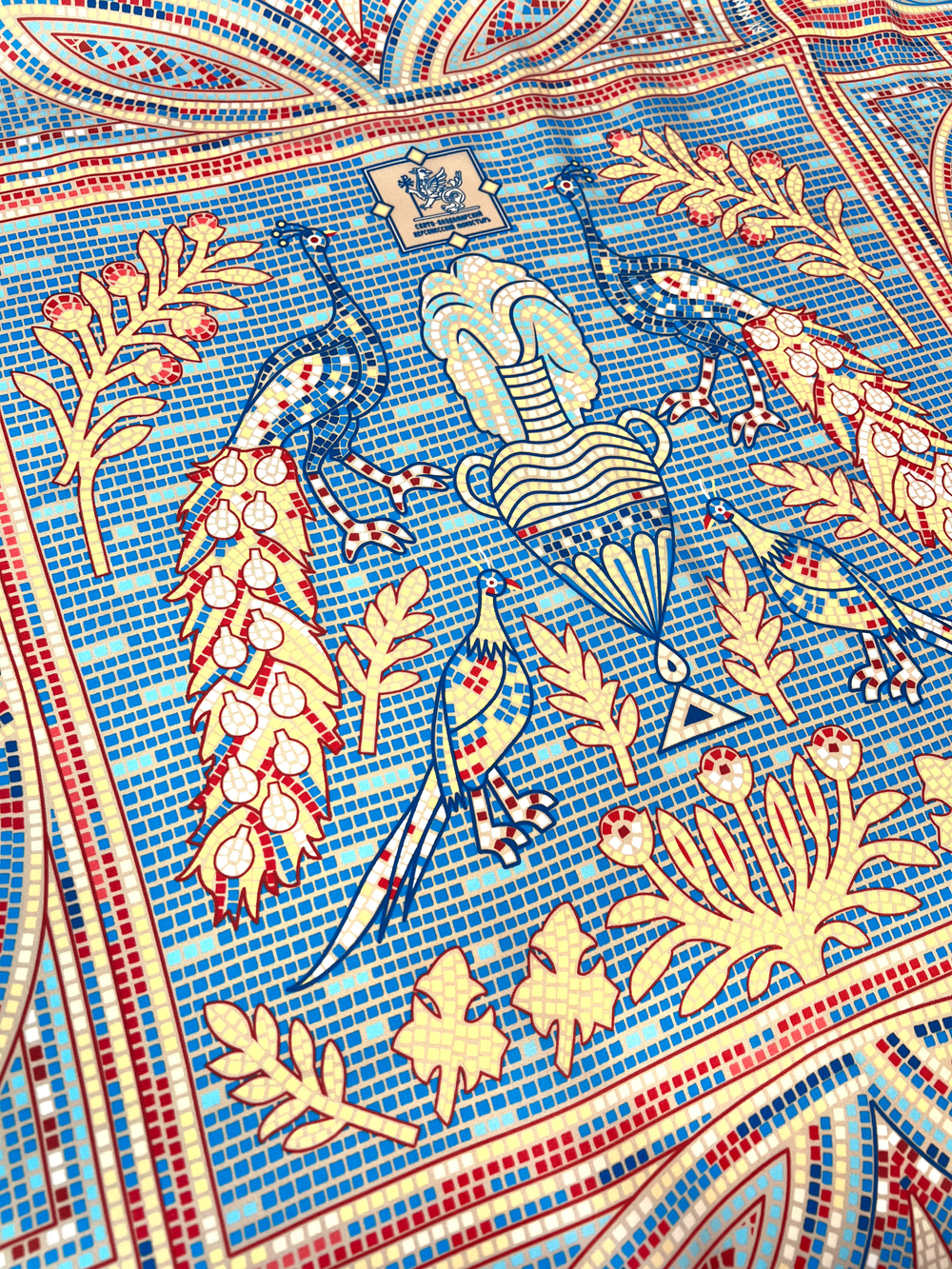 Платок «Мозаика Херсонеса» 100% шёлк