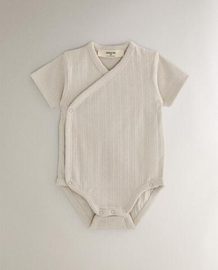 ZARA HOME НАБОР ДЕТСКИХ БОДИ ( 2 ШТ.), СЕРЫЙ