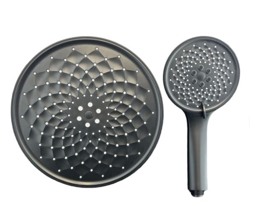 Набор DK лейка ручная + лейка тропическая, черные DK-967/867H