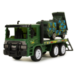 Автовоз Военный 23см + машина, пакет 928-B16