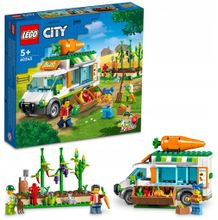 Конструктор LEGO City 60345: Фургон для фермерского рынка