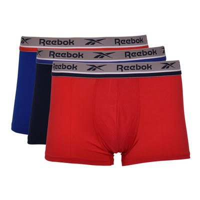Мужские спортивные боксеры Reebok Short Sports Trunk Elim 3P - bright cobalt/vector red/vector navy