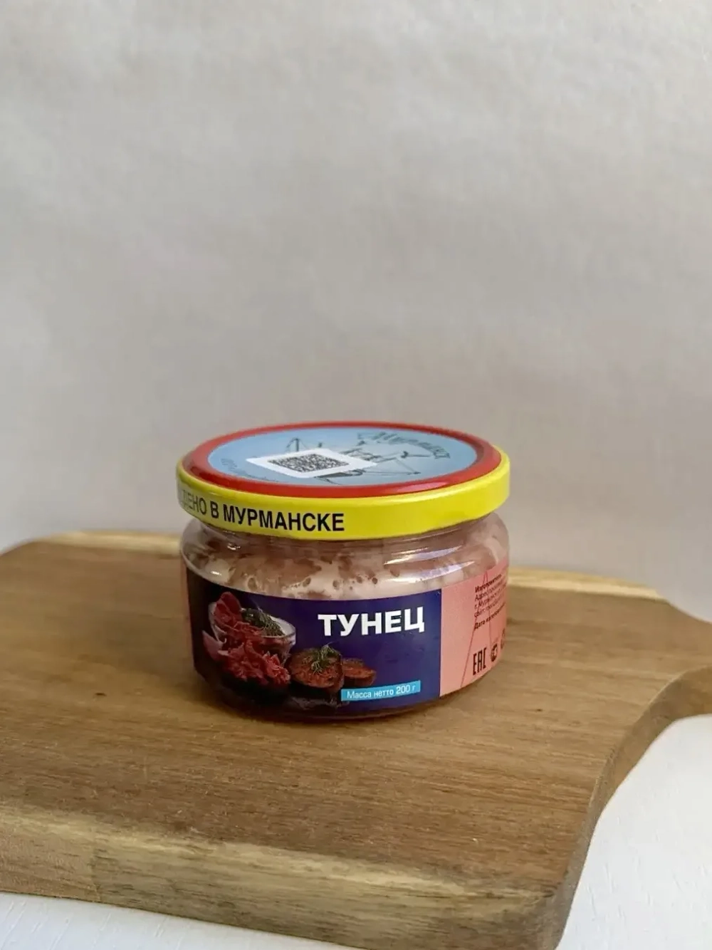 Тунец натуральный в стекле