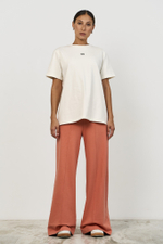 Брюки широкие, футер