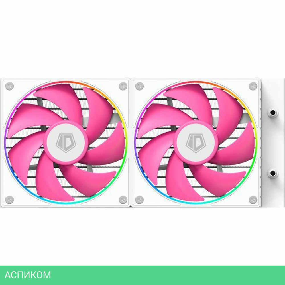 Система жидкостного охлаждения для процессора ID-Cooling FX240 INF Pink