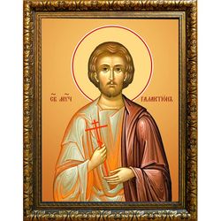 Галактион святой мученик. Икона на холсте.