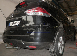 Фаркоп оцинкованный Galia N055C для Nissan X-Trail 2015-, Renault Koleos 2016-(паспорт и сертификат в комплекте)(без электрики)
