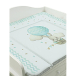 Пеленальный матрасик №2 Топотушки "Зайка путешественник" (80х71 см.)