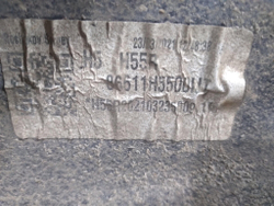 Бампер задний + усилитель Hyundai Solaris 2 (HCR) 20-нв Б/У Оригинал 86611H5500