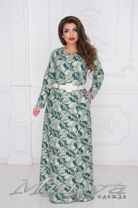 Платье 252-зеленый Minova