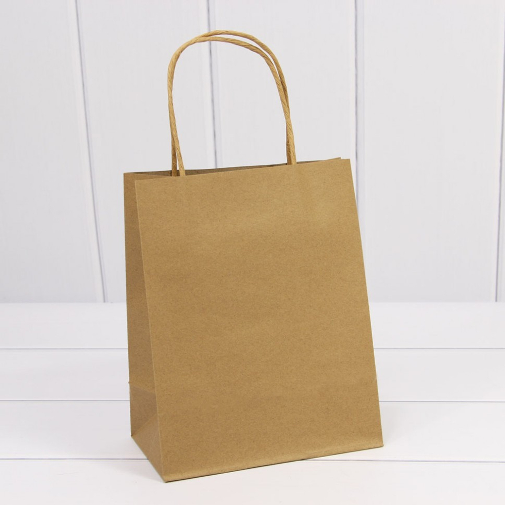 Пакет подарочный 18х23х10см (Крафт)