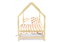 Детская кровать-домик Монтессори Бельмарко Svogen бежевый