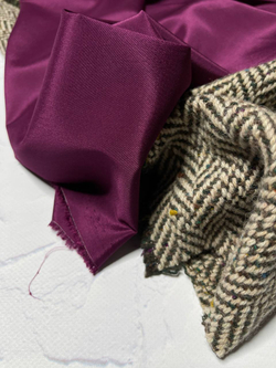 Пальтовая шерсть "елочка" с цветными мушками (Fendi, Серо-бежевая елочка/разноцветные мушки, 133, 490 гр/м2, 100%шерсть)