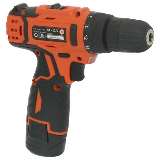 Аккумуляторный шуруповерт "КАЛИБР" ДА-12/2 76621
