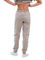 Джоггеры медицинские женские Dr. Nice DRN321 с манжетами на резинке, голубой, 52