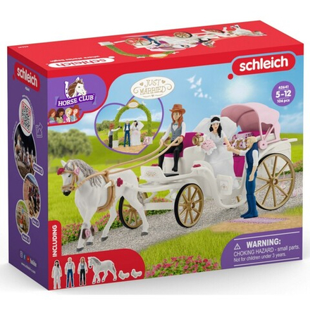 Schleich Конный клуб - Свадебная карета с лошадью 42641 / артикул   42641  / GTIN 4059433720074