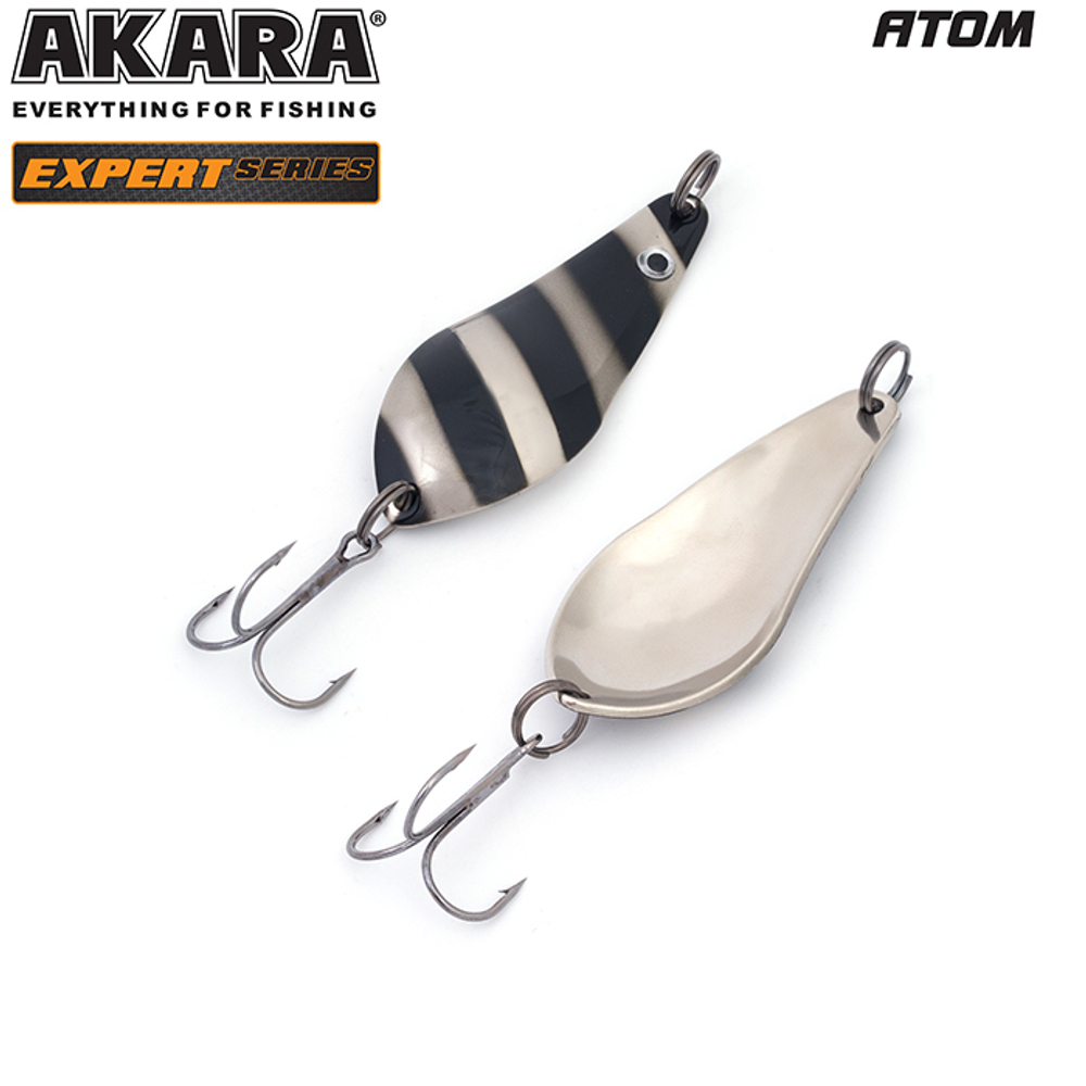 Блесна колебалка Akara Expert Атом 65 мм 18 гр. 14/SIL
