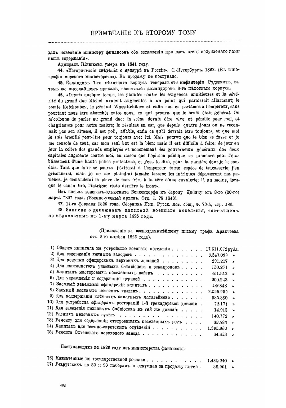 Император Николай Первый. Его жизнь и царствование. Примечания и приложения к второму тому | Шильдер Николай Карлович