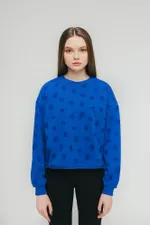 Толстовка Берёзка Синяя