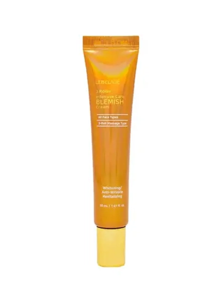 LEBELAGE - КРЕМ ДЛЯ НЕСОВЕРШЕННОЙ КОЖИ 3 ROLLER INTENSIVE CARE BLEMISH CREAM, 30 МЛ
