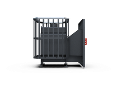 Банная печь Душа- 15 Сетка Высечка панорама 8мм