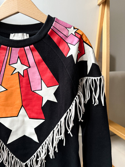 Хлопковое платье-толстовка Stella McCartney, 128