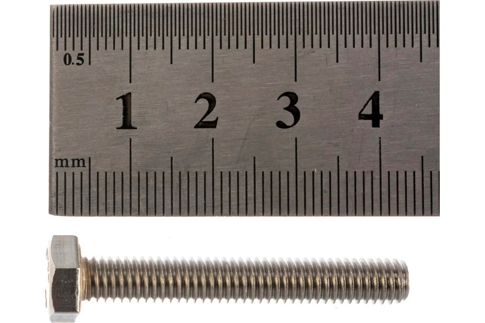 6х40 Болт нержав.А2 DIN933 (20 шт.)