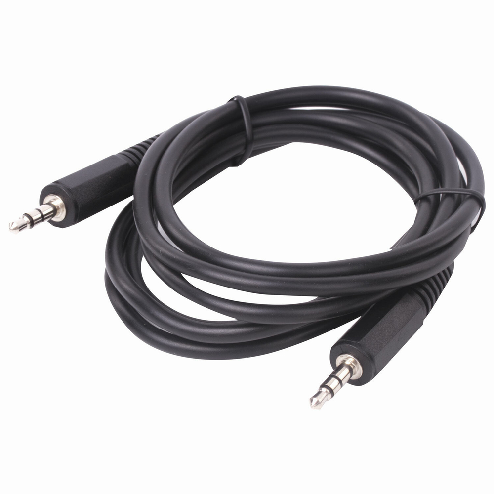 Кабель Jack 3.5 mm M-M 1 5 м SONNEN для передачи стерео-аудио черный (5 штук в упаковке)