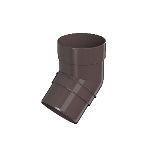 ТН ОПТИМА колено трубы 135°, темно-коричневый
