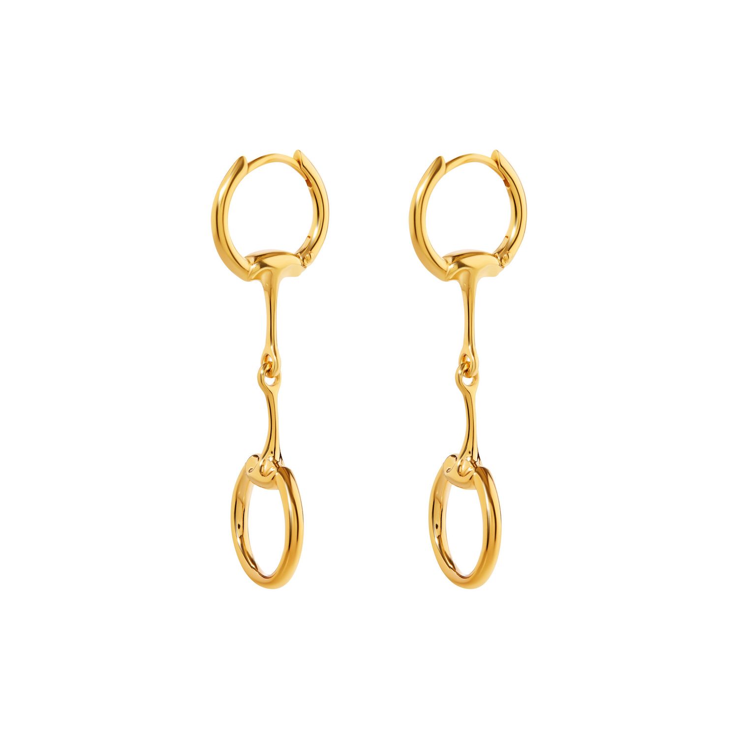 Серьги Snaffle Bit Earrings - Gold