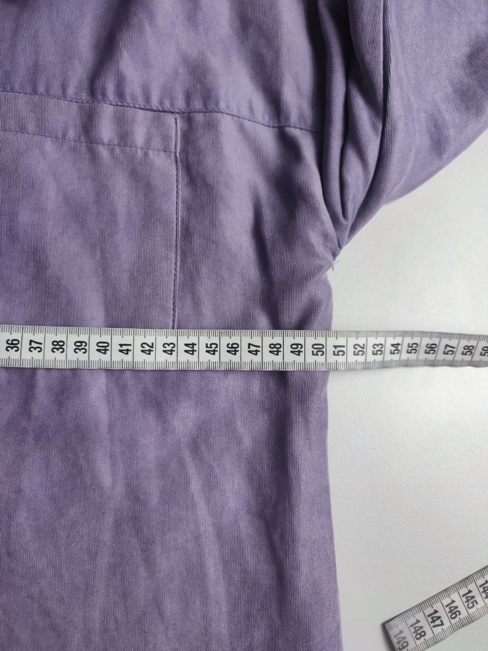 Рубашка в красивом лавандовом оттенке 48 размер