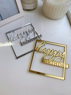 Happy Birthday, квадрат