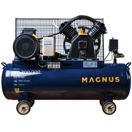 Компрессор воздушный Magnus KV-700/100 новый фильтр (8атм.,4,0кВт.,380В,Ф90)