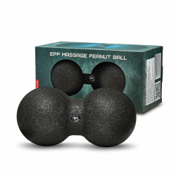Шар массажный сдвоенный 24 х 12 см черный