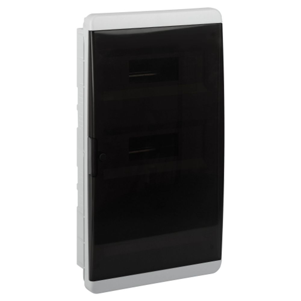 Корпус пластиковый встраиваемый ЭРА COMFORT ЩРВ-П-36 IP40 прозрачная крышка белый | Корпуса пластиковые модульные
