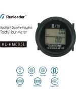 Тахометр цифр.+ м/ч Врезной 12В (Ф=60мм, L провода = 4м)