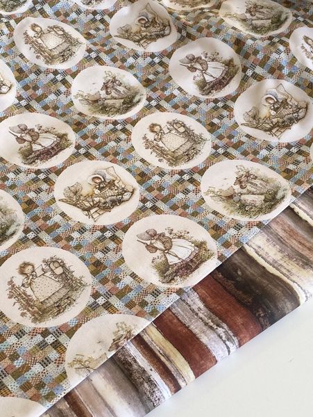 МИЛЫЕ ДЕВОЧКИ, 100% хлопок Handmade Fabrics 3
