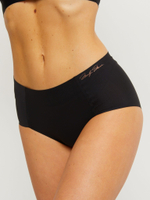 Гладкие бесшовные высокие трусики (Размер: M) (Цвет: телесный)