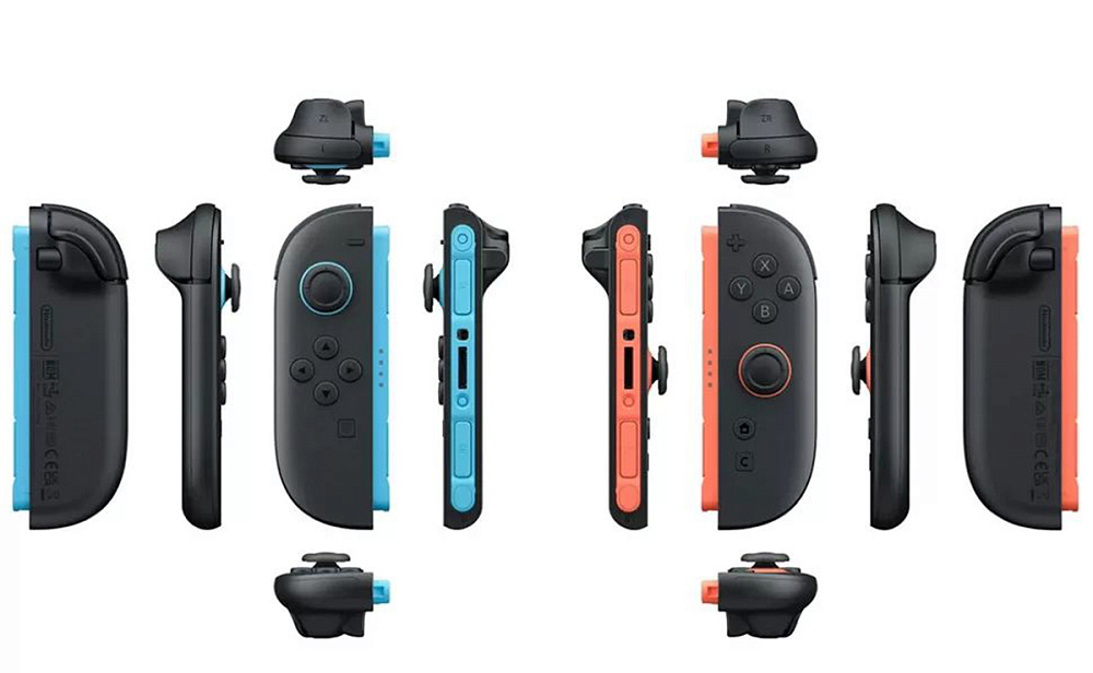 Набор из двух контроллеров Joy-Con 2 Light Blue/Light Red для Nintendo Switch 2