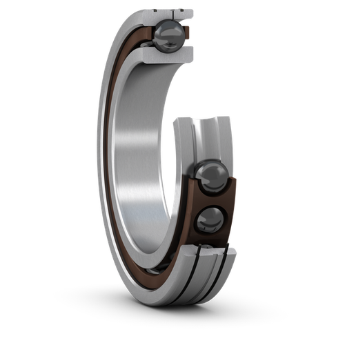 Прецизионный универсальный однорядный радиально-упорный шарикоподшипник повышенной грузоподъёмности, подходит для прямого масловоздушного смазывания 71922 ACDGA/HCP4AL