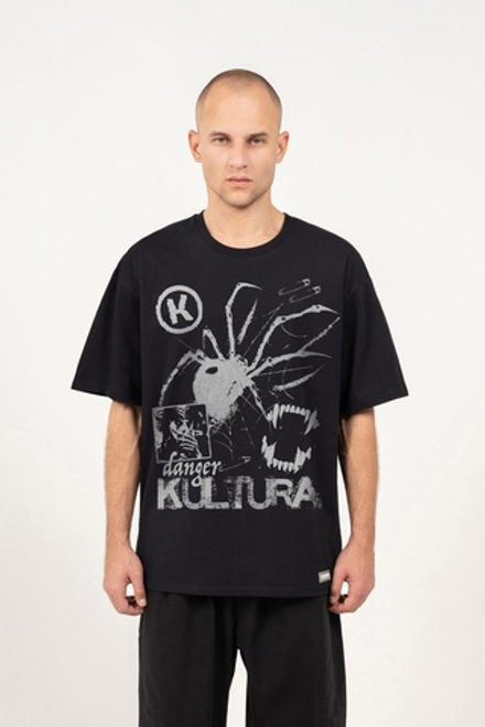 Футболка KUL'TURA "Spider" Черный