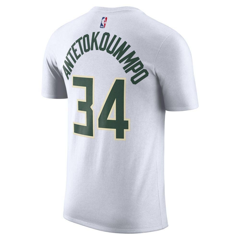 Баскетбольная футболка Milwaukee Bucks Men's Nike NBA T-Shirt - Giannis Antetokounmpo Баскетбольная футболка Milwaukee Bucks Men's Nike NBA T-Shirt - Giannis Antetokounmpo